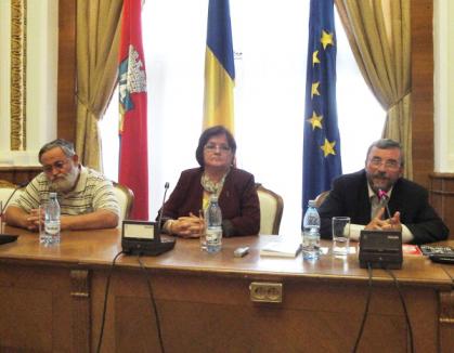 Scriitorul Traian Ştef a conferenţiat despre păcatul "deficitului de prezent" al românilor 